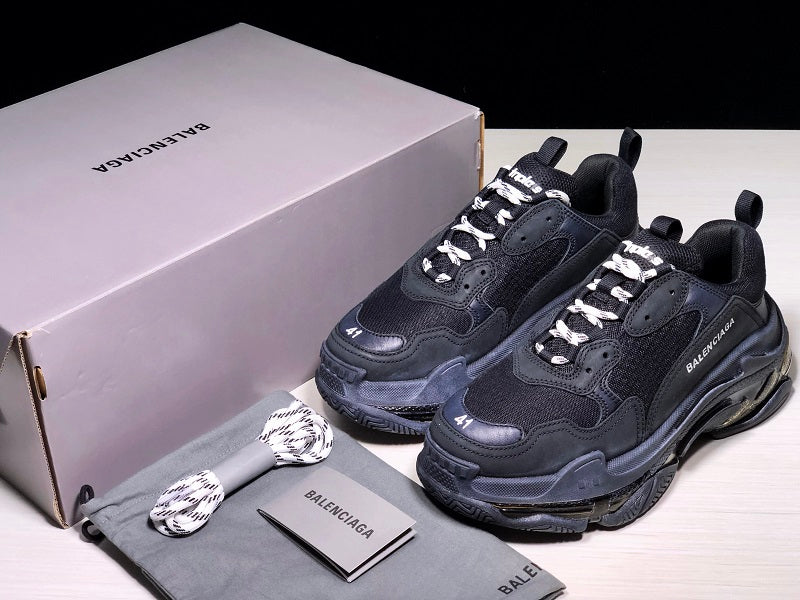 Triple S Sneaker "Triple Black Clear Sole" - UK 6 / US 7 / EU 40