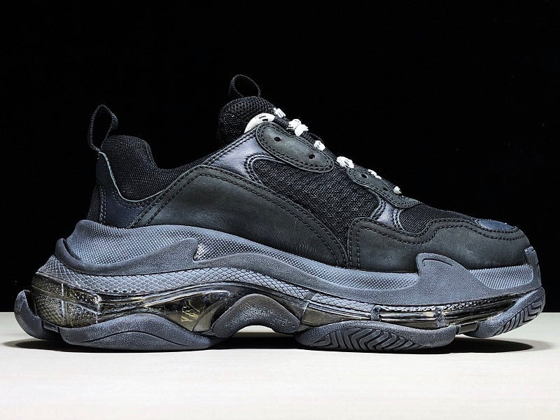 Triple S Sneaker "Triple Black Clear Sole" - UK 6 / US 7 / EU 40