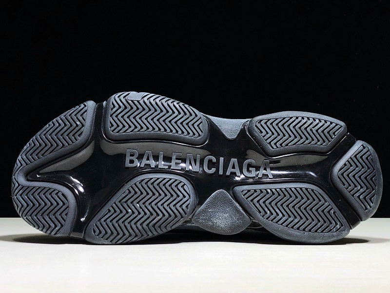 Triple S Sneaker "Triple Black Clear Sole" - (W) UK 5 / (W) US 8 / EU 38