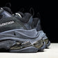 Triple S Sneaker "Triple Black Clear Sole" - (W) UK 5 / (W) US 8 / EU 38