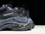 Triple S Sneaker "Triple Black Clear Sole" - (W) UK 6 / (W) US 9 / EU 39