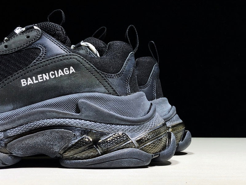 Triple S Sneaker "Triple Black Clear Sole" - UK 6 / US 7 / EU 40