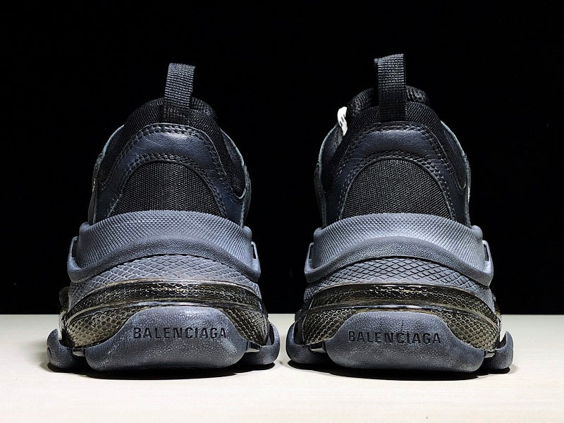 Triple S Sneaker "Triple Black Clear Sole" - UK 6 / US 7 / EU 40