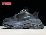 Triple S Sneaker "Triple Black Clear Sole" - (W) UK 6 / (W) US 9 / EU 39