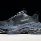 Triple S Sneaker "Triple Black Clear Sole" - (W) UK 5 / (W) US 8 / EU 38