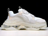 Triple S Sneaker "White Cream Clear Sole" - (W) UK 6 / (W) US 9 / EU 39