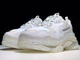 Triple S Sneaker "White Cream Clear Sole" - (W) UK 6 / (W) US 9 / EU 39