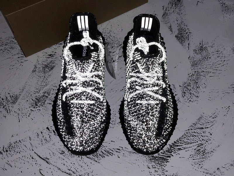 Yzy Boost 350 v2 Static Black Reflective - UK 10.5 / US 11 / EU 45