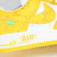 Louis Vuittоп x AF1 by Virgil Abloh 'Yellow' (With Special Case)