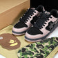 A Bathing Ape Bape SK8 Sta ‘Dirty Pink Black’