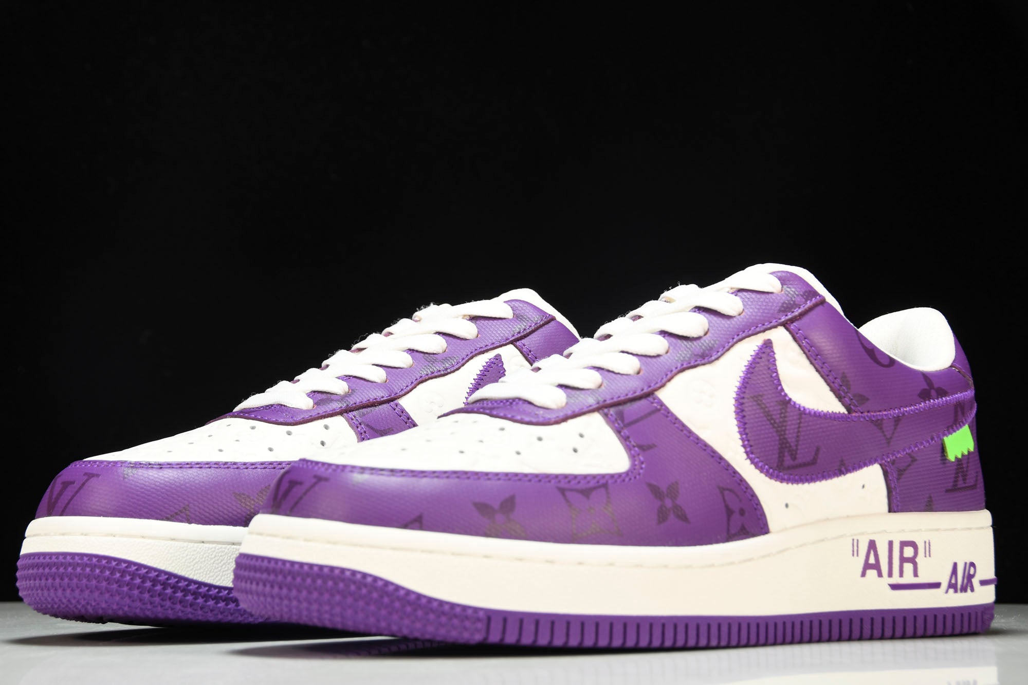 Louis Vuittоп x AF1 by Virgil Abloh 'Purple' (With Special Case)