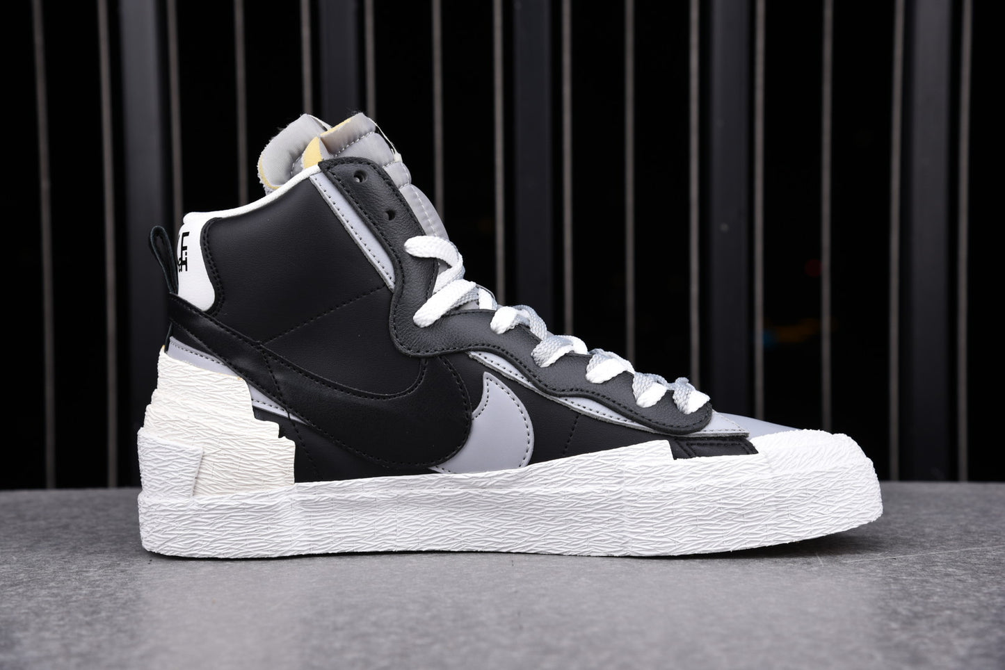 Sacai x Blzr Mid 'Black Grey'