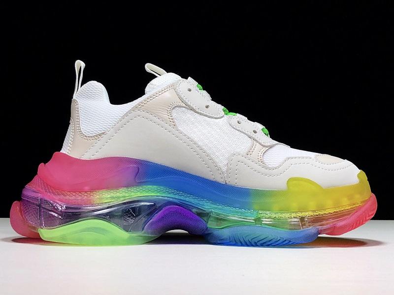 Triple S Sneaker "Rainbow Sole"