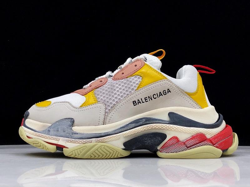 Triple S Sneaker "White Yellow"