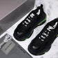 Triple S Sneaker "Black Green Clear Sole"