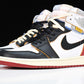 Union LA AJ1 Retro High Black Toe