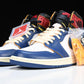 Union LA AJ1 Retro High Blue Toe