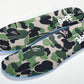 A Bathing Ape Bape Sta ‘White ABC Camo Green'