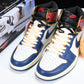 Union LA AJ1 Retro High Blue Toe