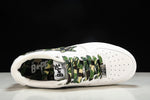 A Bathing Ape Bape Sta ‘White ABC Camo Green'