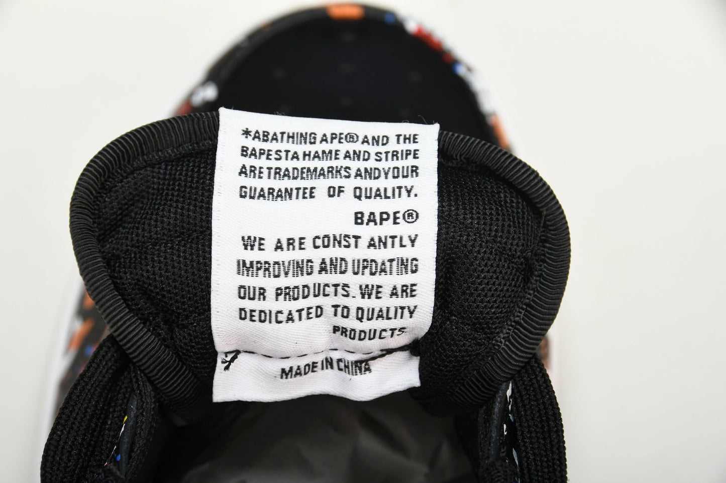A Bathing Ape Bape Sta 'Paint Black'