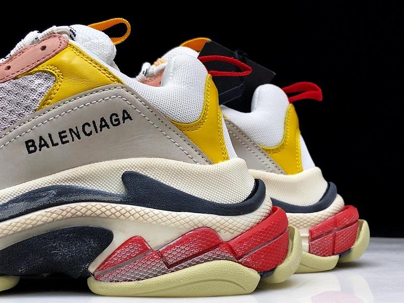 Triple S Sneaker "White Yellow"