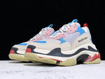 Triple S Sneaker "White Blue Pink"