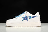 A Bathing Ape Bape Sta 'White ABC Camo - Blue'