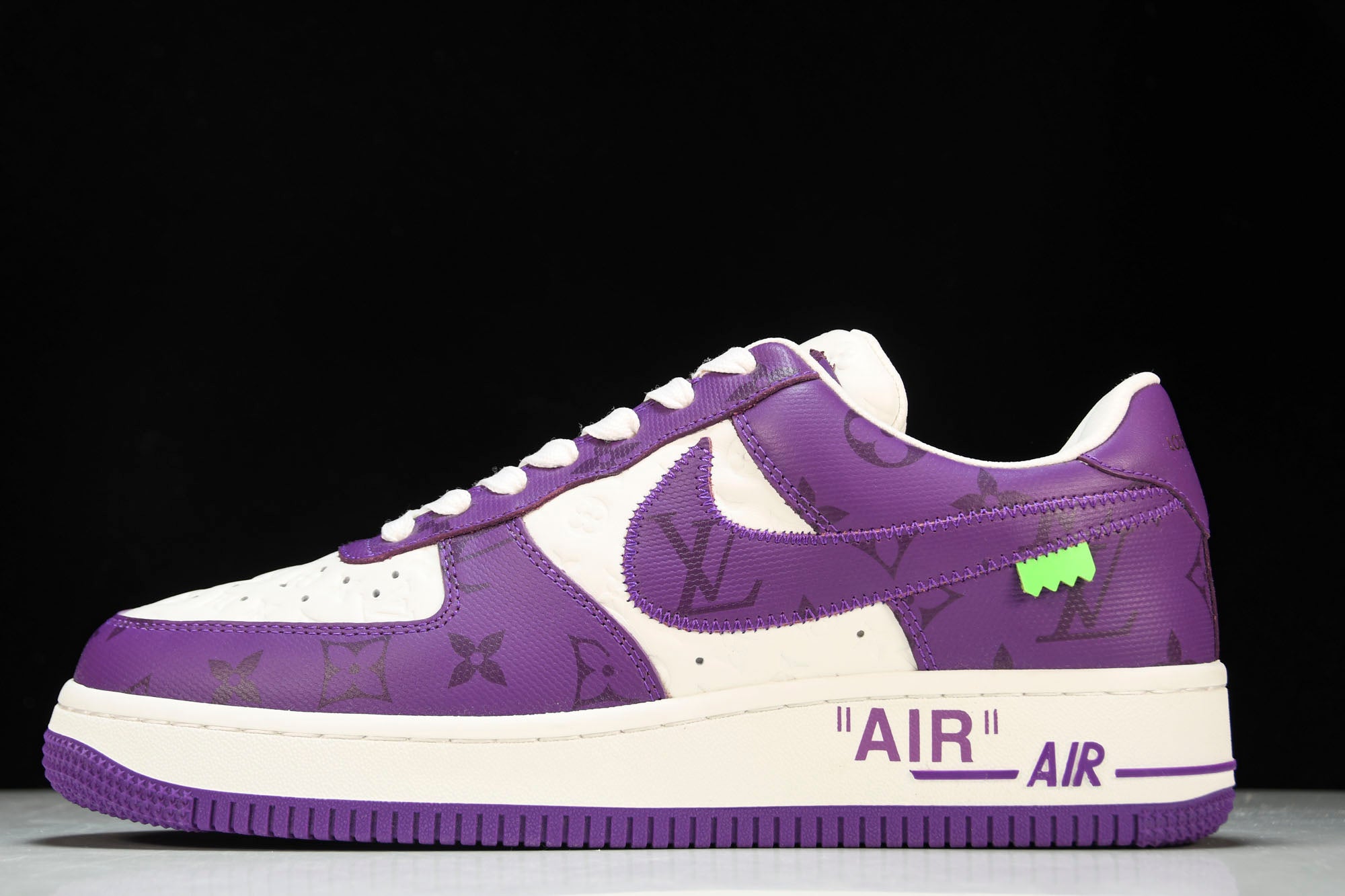 Louis Vuittоп x AF1 by Virgil Abloh 'Purple' (With Special Case)