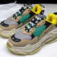 Triple S Sneaker "Green Yellow"