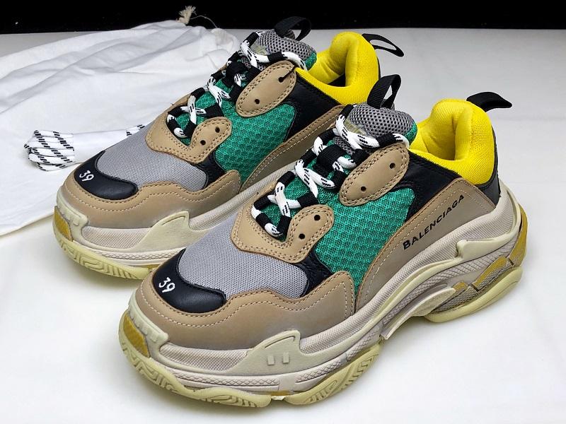 Triple S Sneaker "Green Yellow"