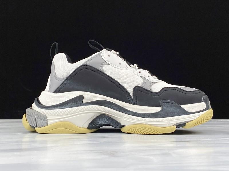 Triple S Sneaker "White Grey Black"