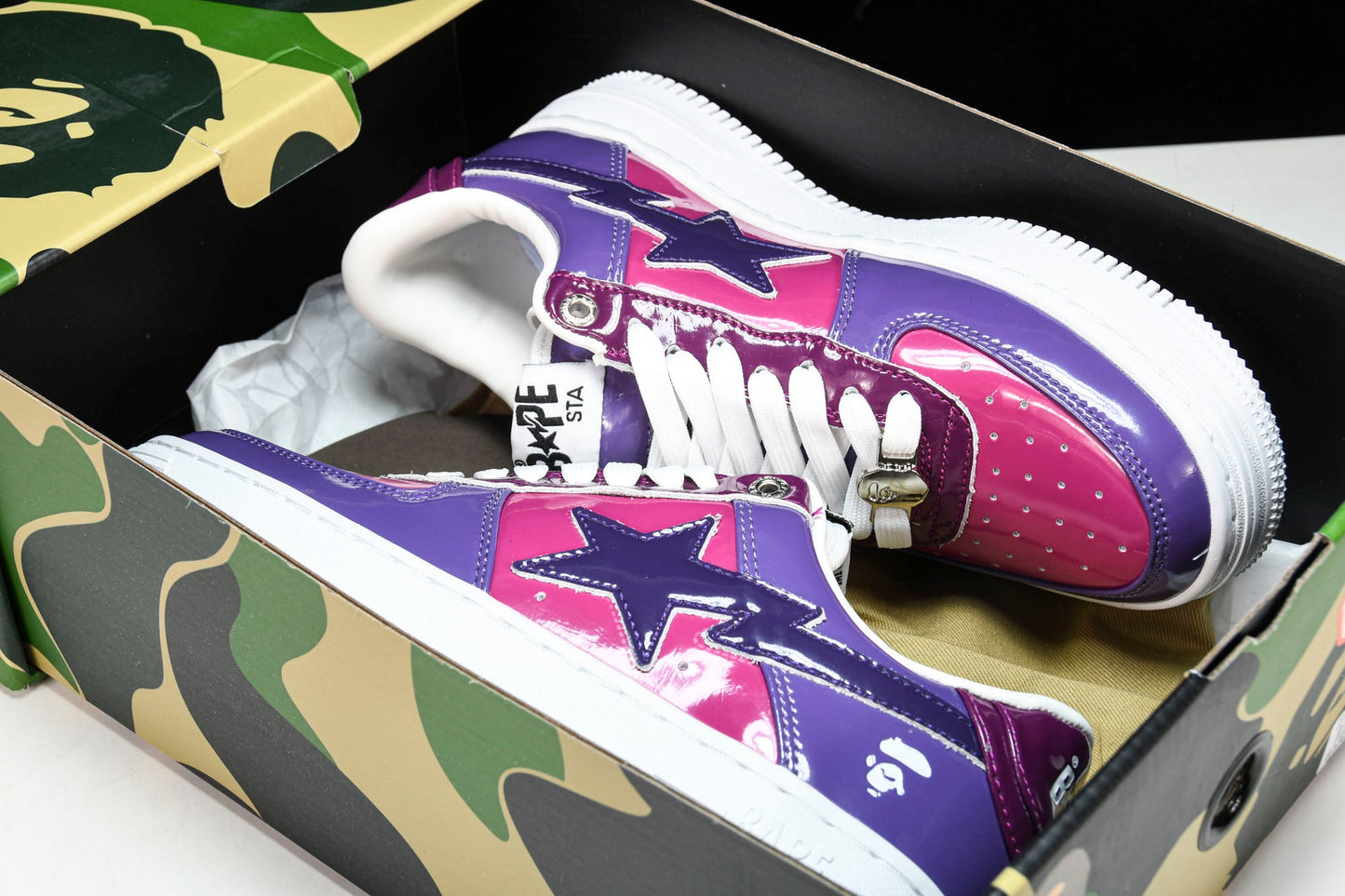 A Bathing Ape Bape Sta M1 'Camo Combo - Purple'