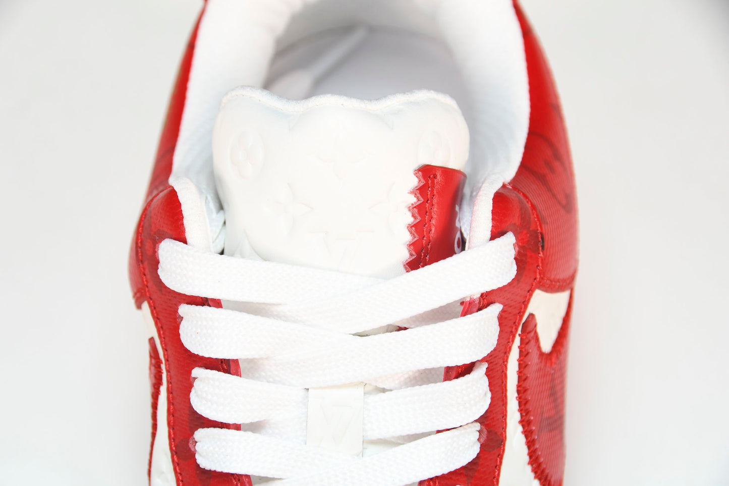 Louis Vuittоп x AF1 by Virgil Abloh 'Red White' (With Special Case)