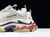 Triple S Sneaker "White Black Red"