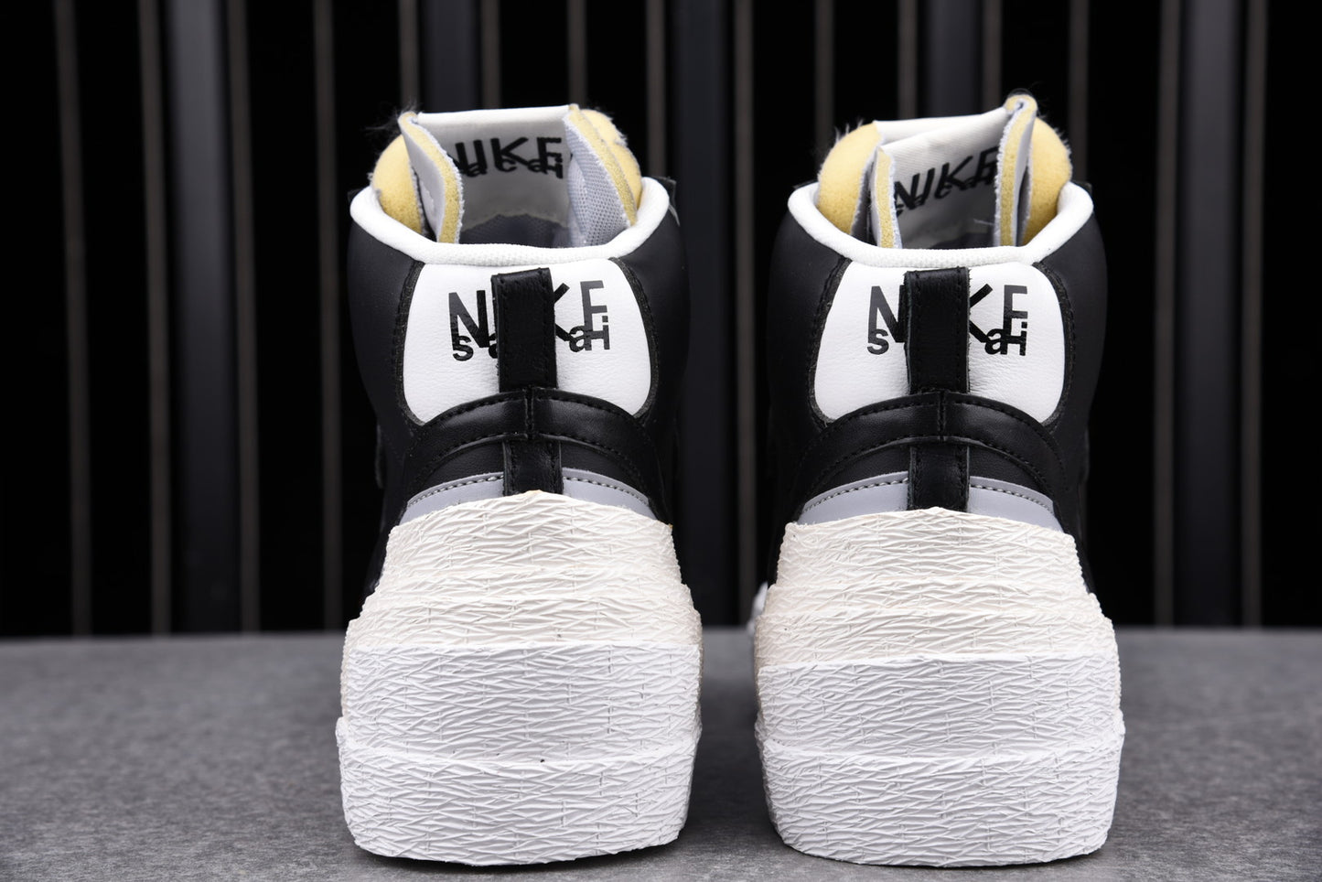 Sacai x Blzr Mid 'Black Grey'