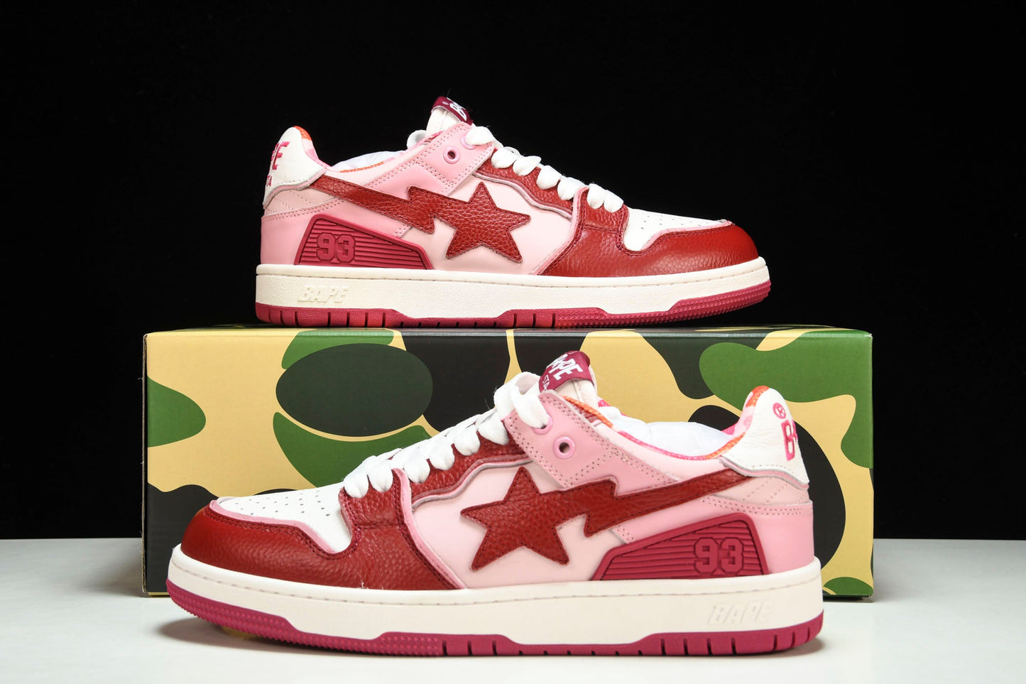 A Bathing Ape Bape SK8 Sta ‘ABC Camo Pink’