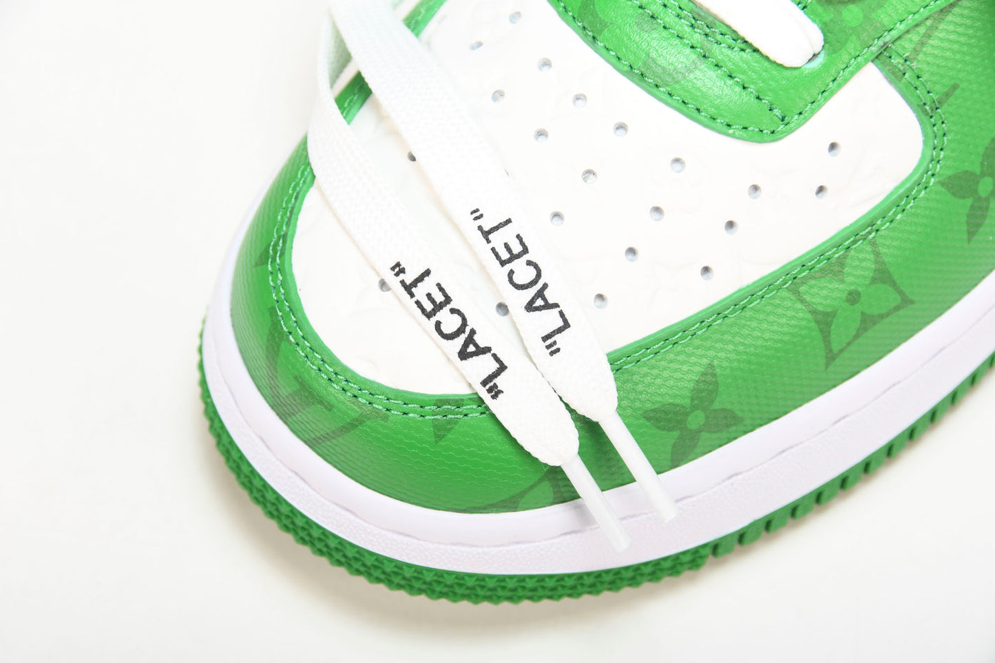 Louis Vuittоп x AF1 by Virgil Abloh 'Green' (With Special Case)