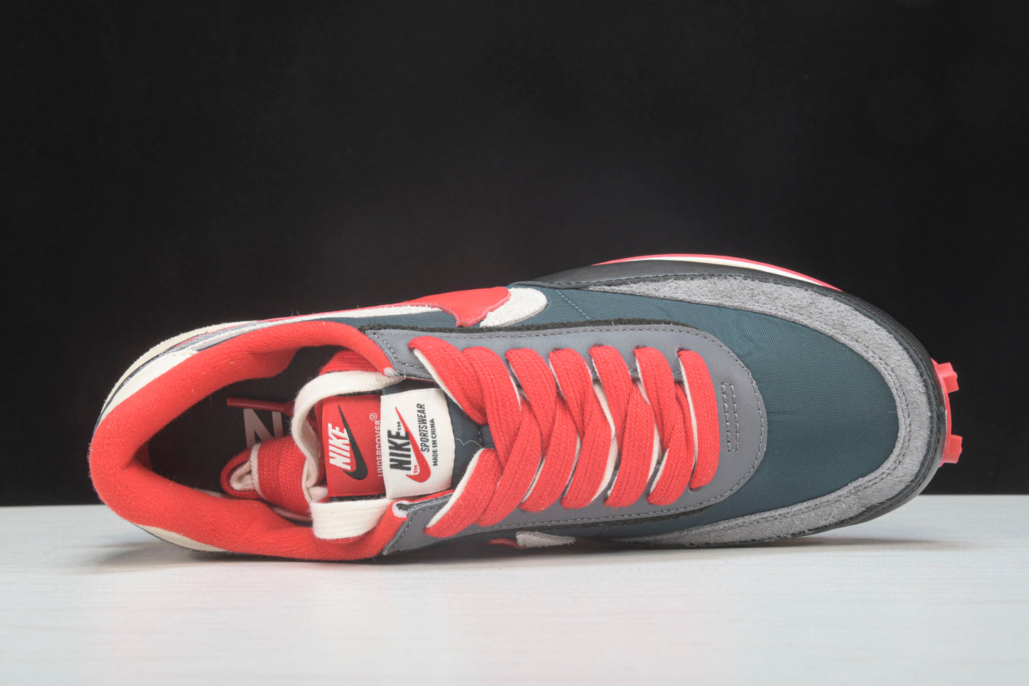 Sacai x Undercover x LD Waffle 'Midnight Spruce University Red'