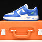 Louis Vuittоп x AF1 by Virgil Abloh 'White Blue' (With Special Case)