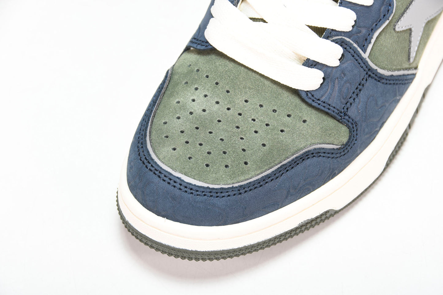 A Bathing Ape Bape SK8 Sta ‘Navy Khaki’