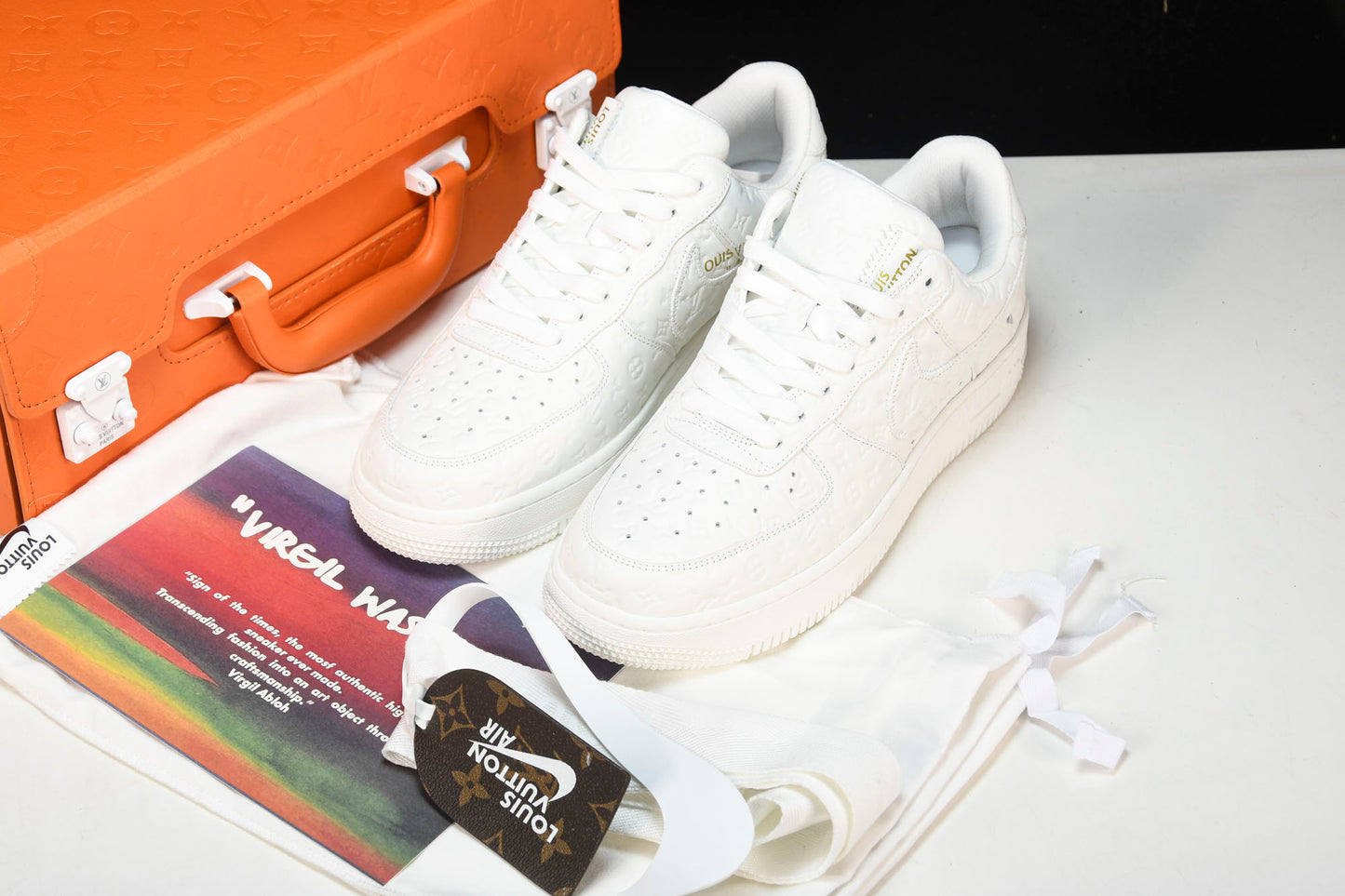 Louis Vuittоп x AF1 by Virgil Abloh 'White' (With Special Case)