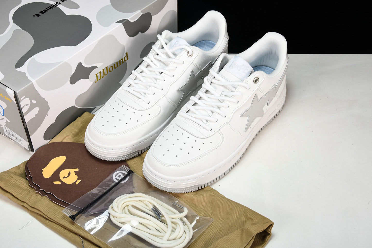 JJJJound x A Bathing Ape Bape Sta 'White'