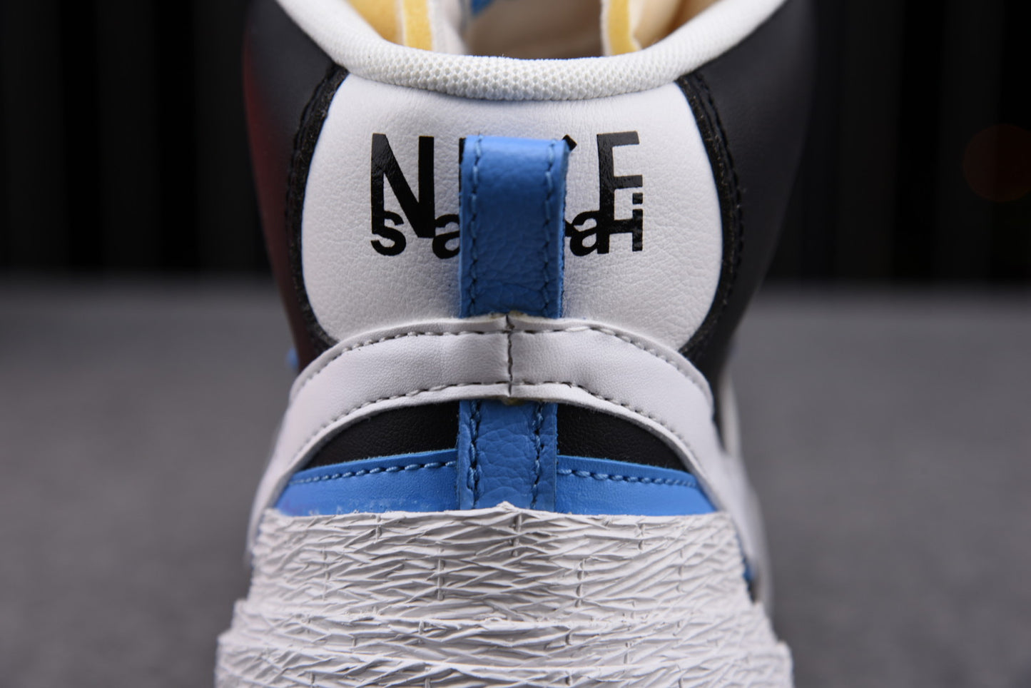 Sacai x Blzr Mid 'Black Blue'