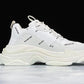 Triple S Sneaker "Allover Logo - White"