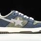 A Bathing Ape Bape SK8 Sta ‘Navy Khaki’