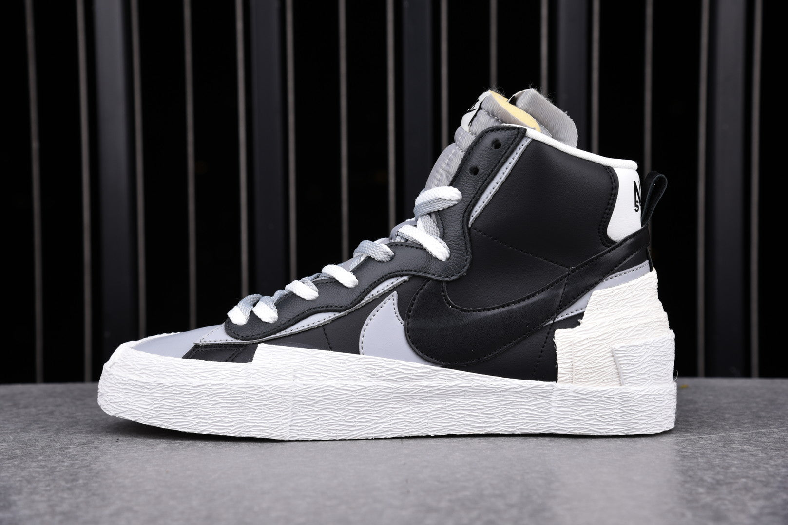 Sacai x Blzr Mid 'Black Grey'