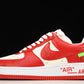 Louis Vuittоп x AF1 by Virgil Abloh 'Red White' (With Special Case)