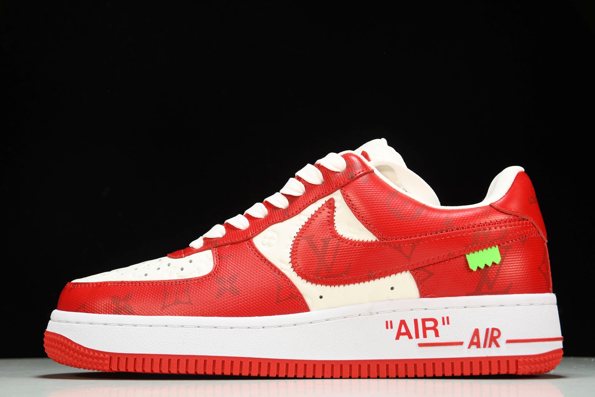 Louis Vuittоп x AF1 by Virgil Abloh 'Red White' (With Special Case)