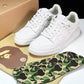 A Bathing Ape Bape SK8 Sta ‘Triple White’